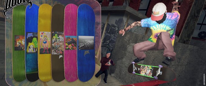 [DOSE Skateboards] - Collage Deck Series 1 Mod Image