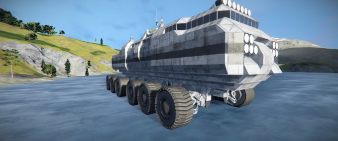 Blueprint Atlas wonderer mobile base finished 2.0 Space Engineers mod