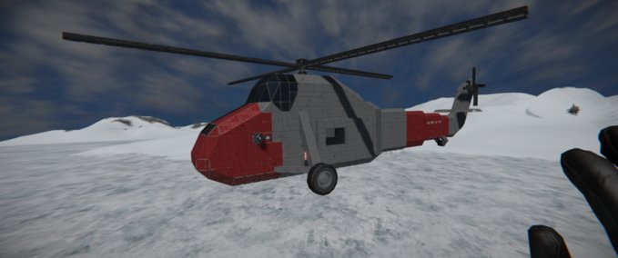 Blueprint Westland Wessex Helicopter Space Engineers mod