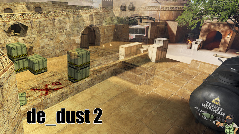 Counter-Strike Global Offensive - Dust 2 2021 - Gameplay PC 1080p