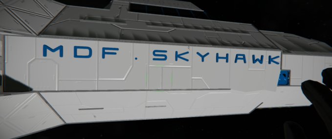 Blueprint MDF-skyhawk transport Space Engineers mod
