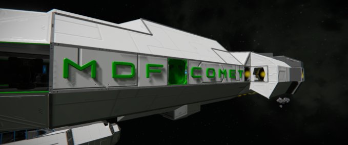 Blueprint MDF-comet Space Engineers mod