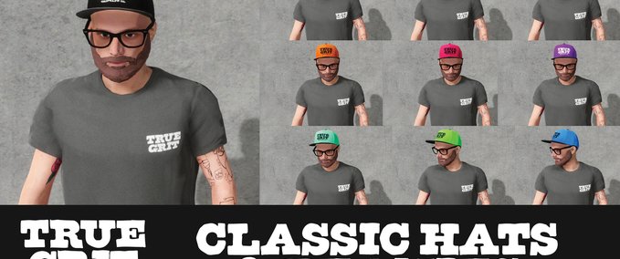 Gear True Grit - Classic Hats and Beanies Skater XL mod