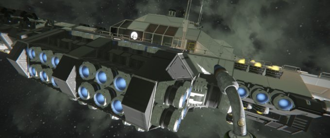 Blueprint Spys warship Space Engineers mod
