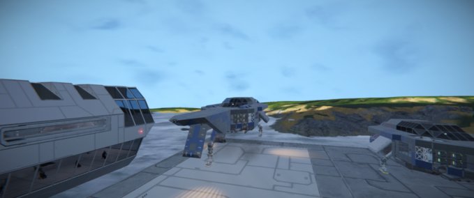 Blueprint (M.V.C) IMPULSE personal atmo aircraft Space Engineers mod