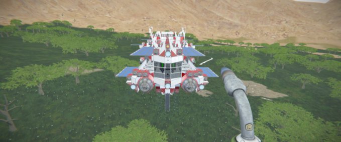 Blueprint Craw fish exploration vessel Space Engineers mod