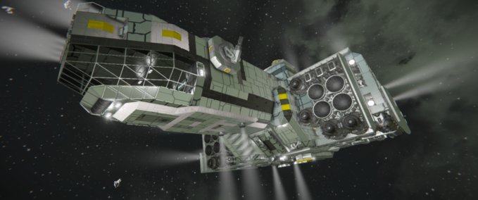 Blueprint Golden eyes - transport Space Engineers mod