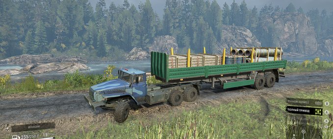 Truck URAL4320 SnowRunner mod