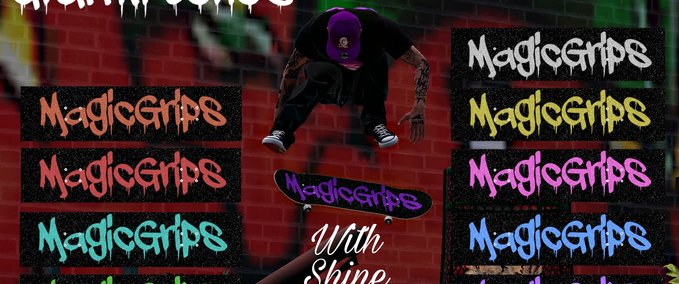 Other Magic Grips Pack 11 - Graffiti Shine Series Skater XL mod