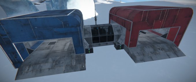 Blueprint Garages 2 Player Space Engineers mod