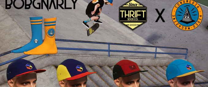 Gear Thrift x Conomedia - Bob Gnarly Pack Skater XL mod