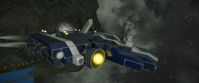 Blueprint Mc Alpine Fusilers Mk3 Heavy Fighter Space Engineers mod