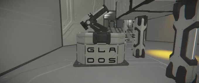 Blueprint GLADOS ROCKET Space Engineers mod