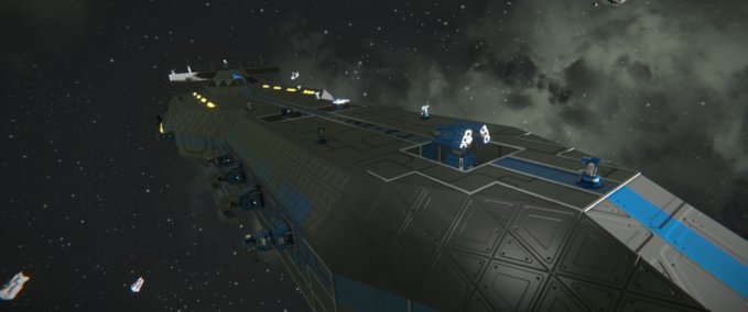 Blueprint Pandora Colonial Class Destroyer Space Engineers mod