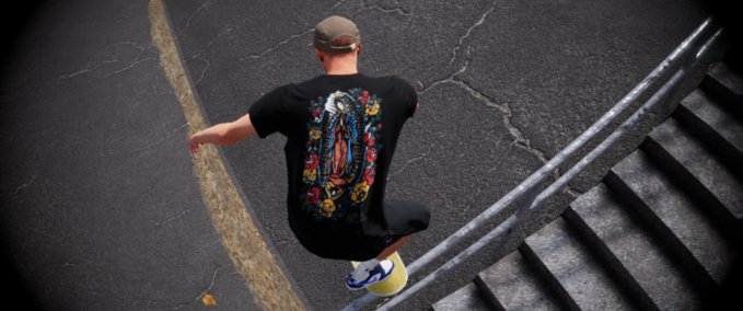 Other Luke Wessman Custom T-shirt Skater XL mod