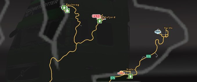 Maps ProMods Addon: Finnmark [1.39.x] Eurotruck Simulator mod