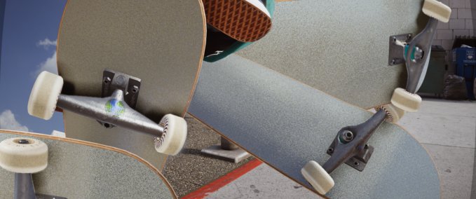 Other 3D Glitter Effect Deck Skater XL mod