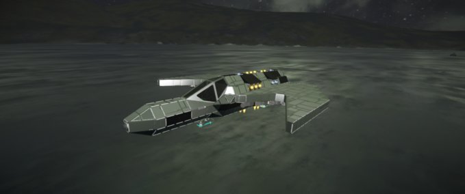 Blueprint Light Fighter Space Engineers mod