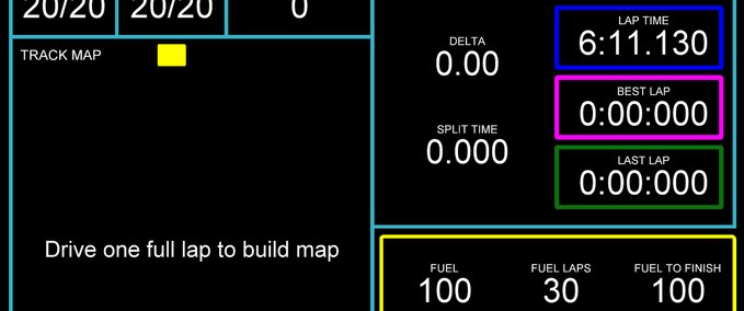 GT ACC Session Info Dashpanel mod