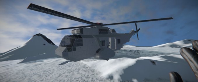 Blueprint Westland Sea King Space Engineers mod