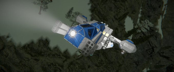 Blueprint EDF WIVERN (gunship) Space Engineers mod