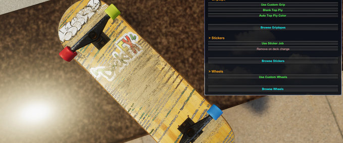 Script DeckFX Skater XL mod