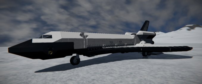 Blueprint Space Shuttle XL Space Engineers mod