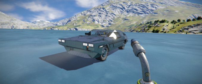 Blueprint DMC-12 DeLorean Space Engineers mod