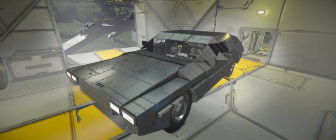 Blueprint DeLorean Space Engineers mod