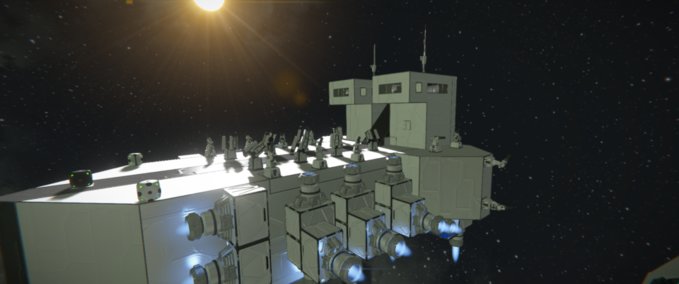 Blueprint crucero leonator lx-2 Space Engineers mod