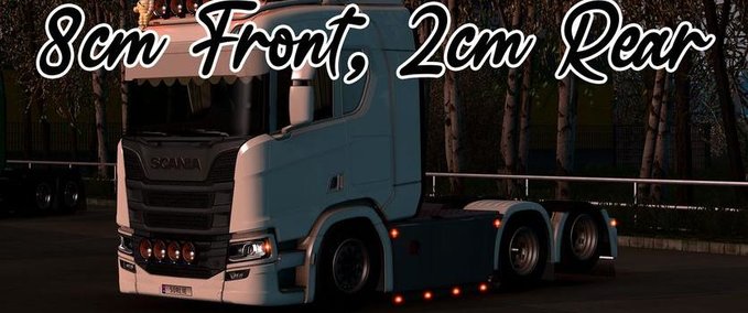Trucks SCANIA PGRS (2-8CM) LOWERED CHASSIS [1.39] Eurotruck Simulator mod