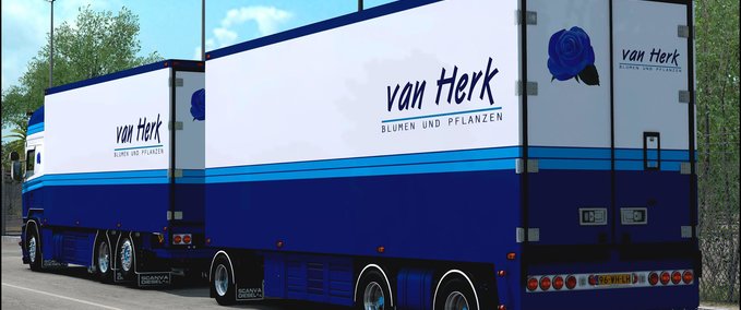Trucks SCANIA R450 "VAN HERK" [1.39.X] Eurotruck Simulator mod