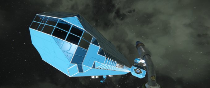 Blueprint Athena class hub ship Space Engineers mod