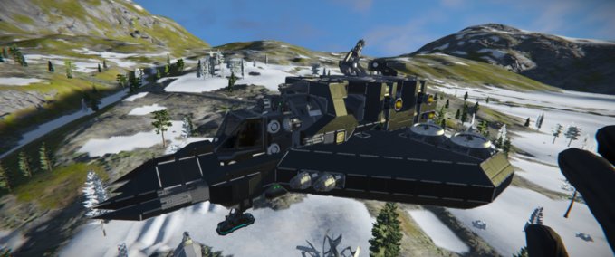 Blueprint Fighter (Atmos) Space Engineers mod
