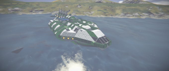 Blueprint U.S.S. SOMETHING MK2 Space Engineers mod