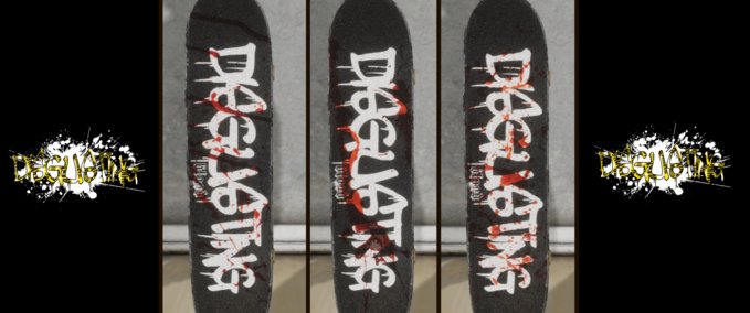 Fakeskate Brand Disgusting x Blood Pack Skater XL mod