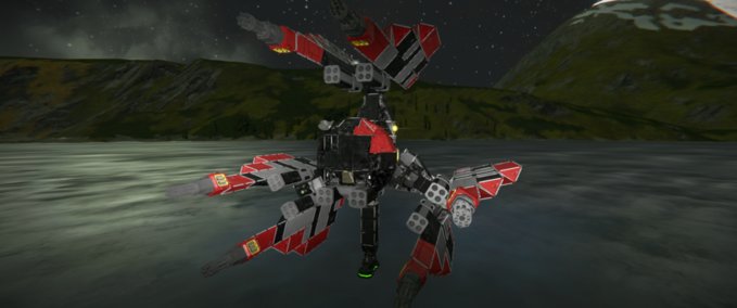 Blueprint First Order TIE-sf Defender Elite Space Engineers mod