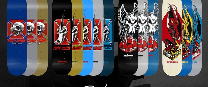Gear Tony Hawk Deck OG Bundle 1 Skater XL mod