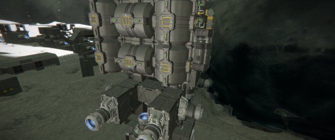 Blueprint XMining Fuel Station Space Engineers mod