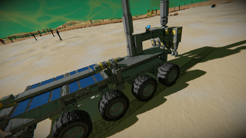 Space engineers mining rover