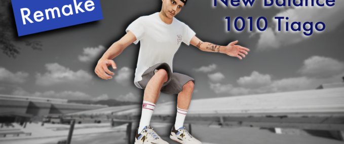 Other Remake NewBalance 1010 (used+shoelace bow) Skater XL mod
