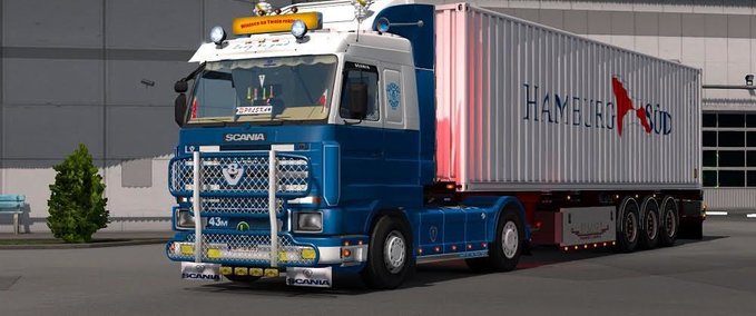 Trucks Scania 143m Edit by Ekualizer (Open Windows & V8 Sound) 1.39.x Eurotruck Simulator mod