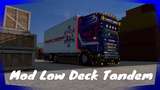 Scania RJL by Kast Low Deck Chassis für Tandem Addon Mod Thumbnail