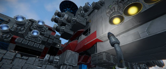 Blueprint Large Ship 7434 Space Engineers mod