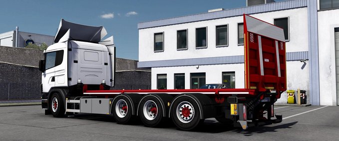 Trucks ADDONS SCANIA RJL / RJL TANDEM LOW CHASSIS 8 CM [1.39.X] Eurotruck Simulator mod