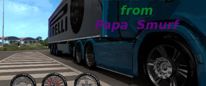 Trucks FELGENPAKET VON PAPA SMURF 1.39.X Eurotruck Simulator mod