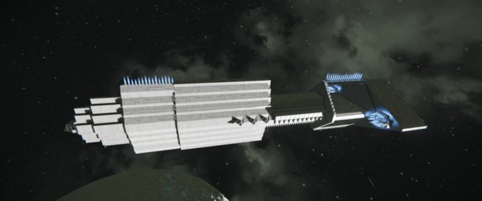 Blueprint Static Grid 7090 Space Engineers mod