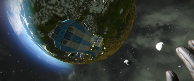Blueprint EDF RAGNOROCK (corevet) Space Engineers mod