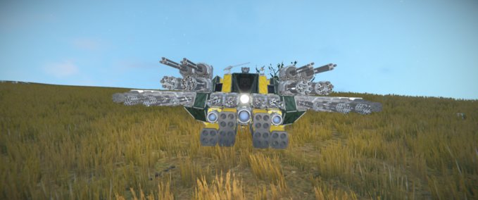 Blueprint King fighter Space Engineers mod