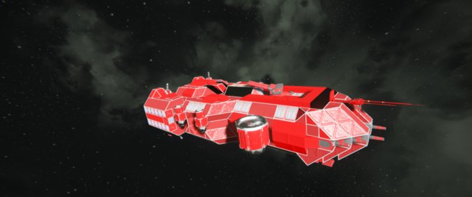 Blueprint FEDF Heavy Strike Corvette Space Engineers mod